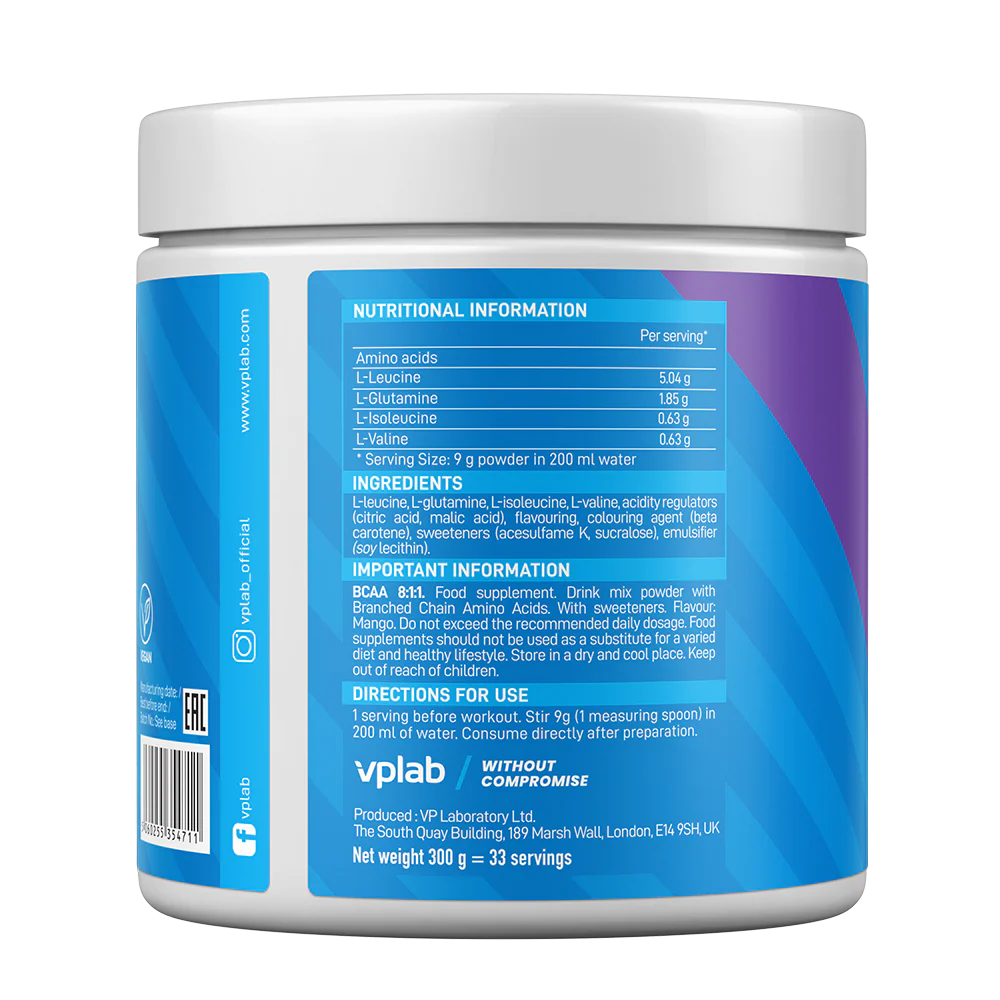 VpLab BCAA 8:1:1 300g