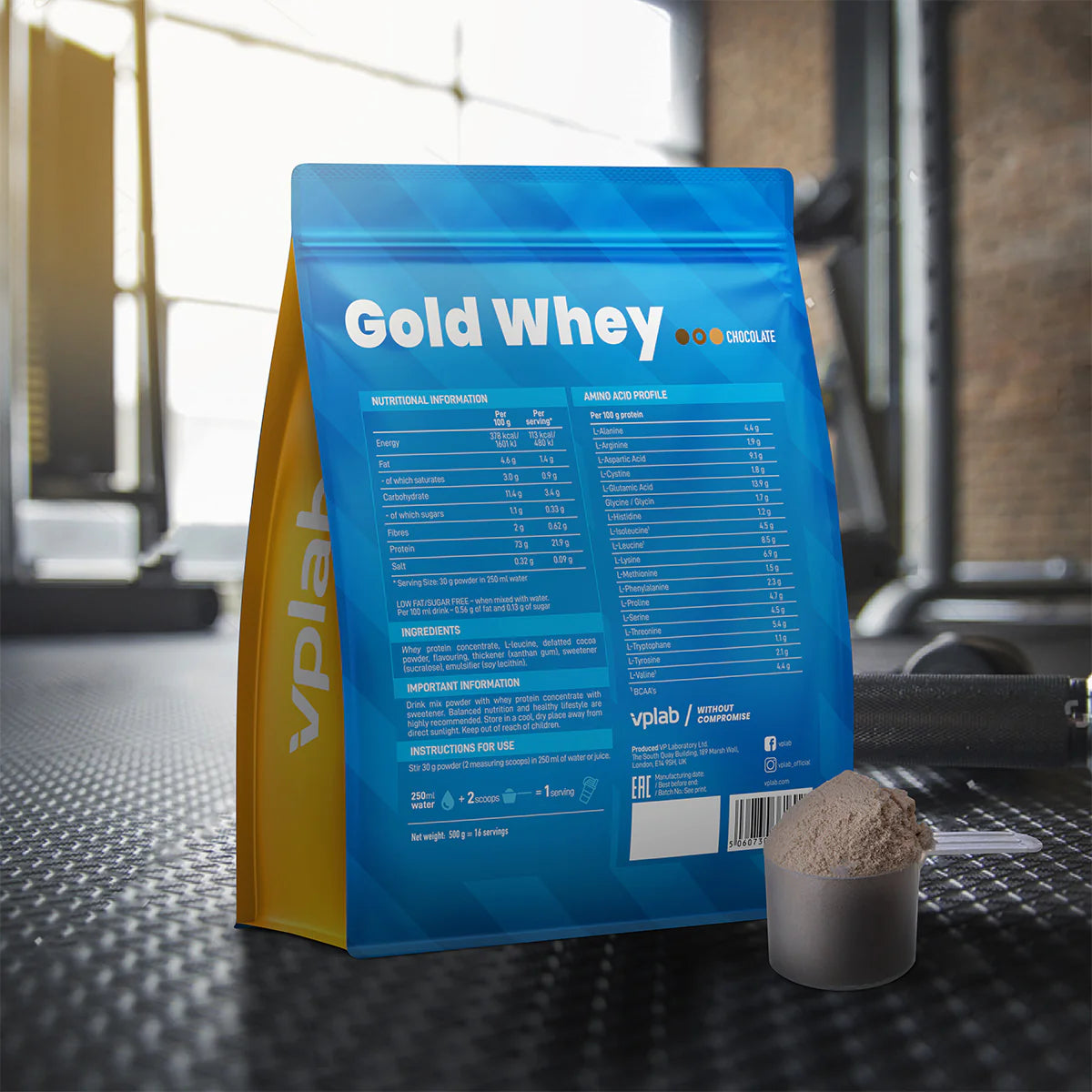 VPLAB Gold Whey Protein 500 G