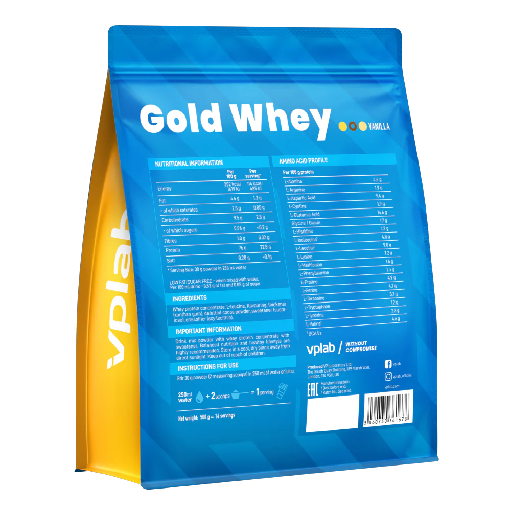 VPLAB Gold Whey Protein 500 G