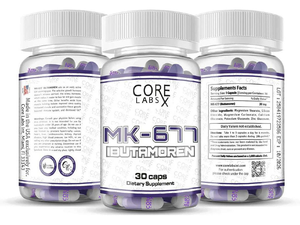 Core Labs X MK-677 Ibutamoren 15mg 30 Caps