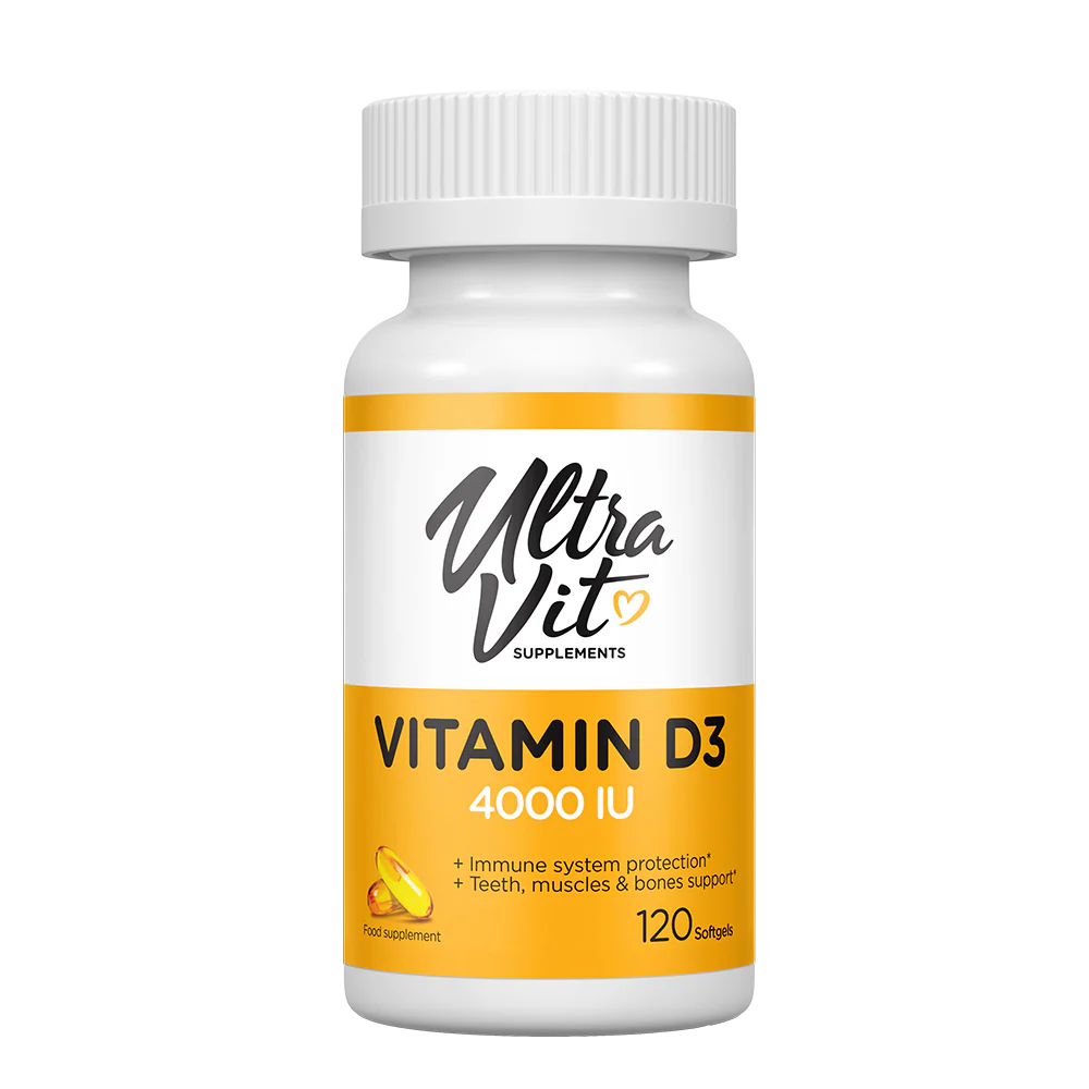 ULTRAVIT Vitamin D3 4000IU 120 Soft Gels