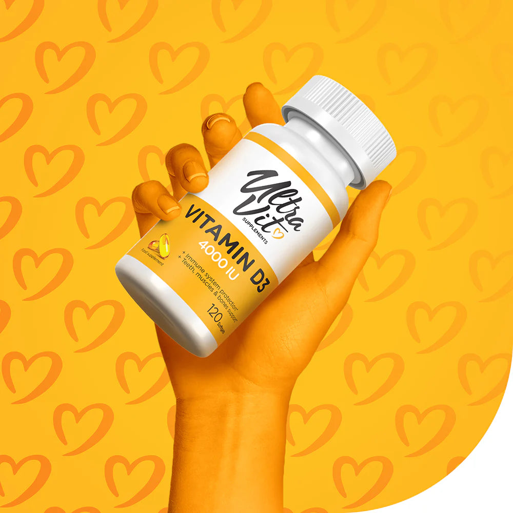ULTRAVIT Vitamin D3 4000IU 120 Soft Gels